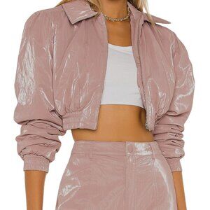 H:ours Lilium Puffer Jacket in Blush